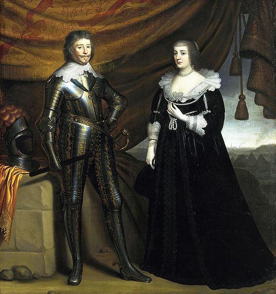 Gerard van Honthorst Prince Frederik Hendrik and his wife Amalia van Solms Sweden oil painting art